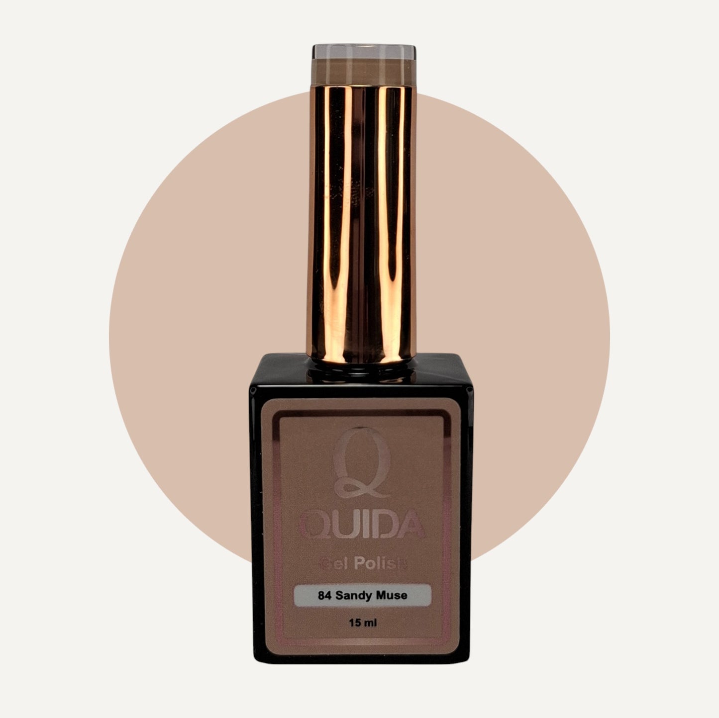 Quida Gel Polish 084 - Sandy Muse Beige - 15 ml