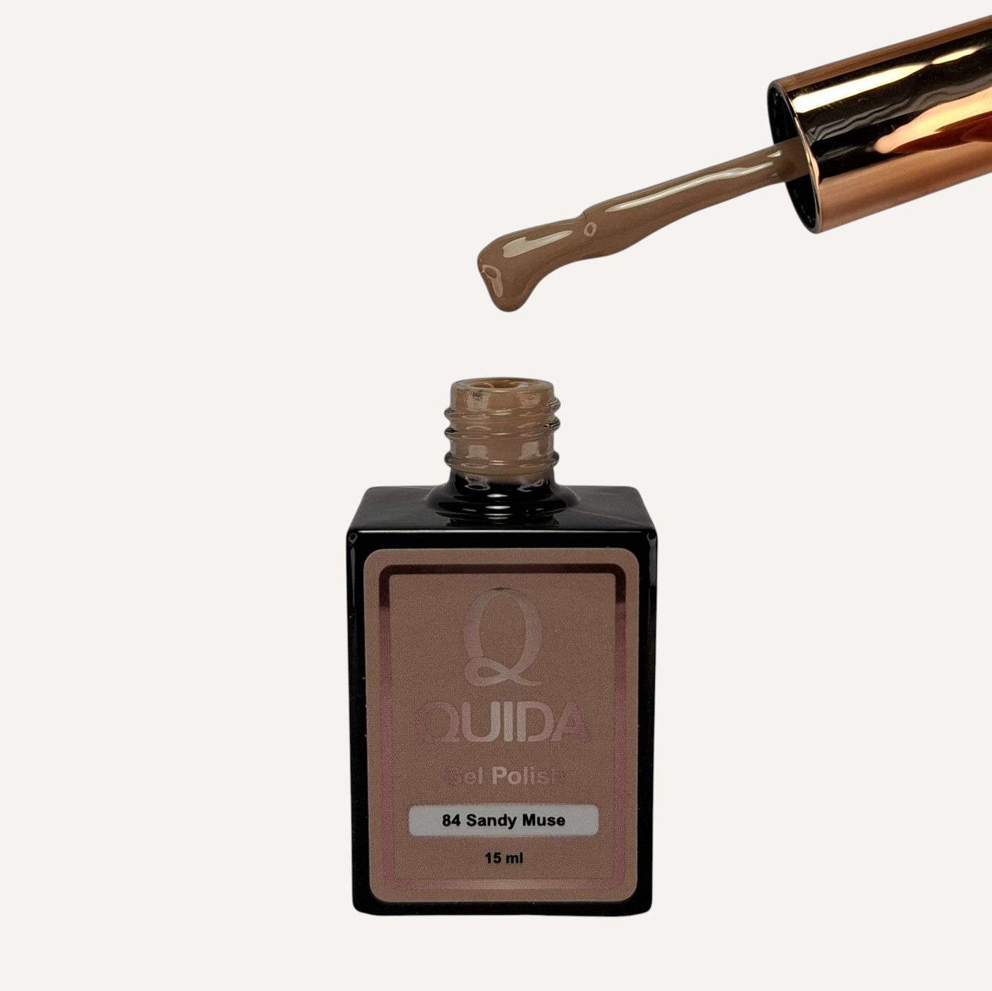 Quida Gel Polish 084 - Sandy Muse Beige - 15 ml