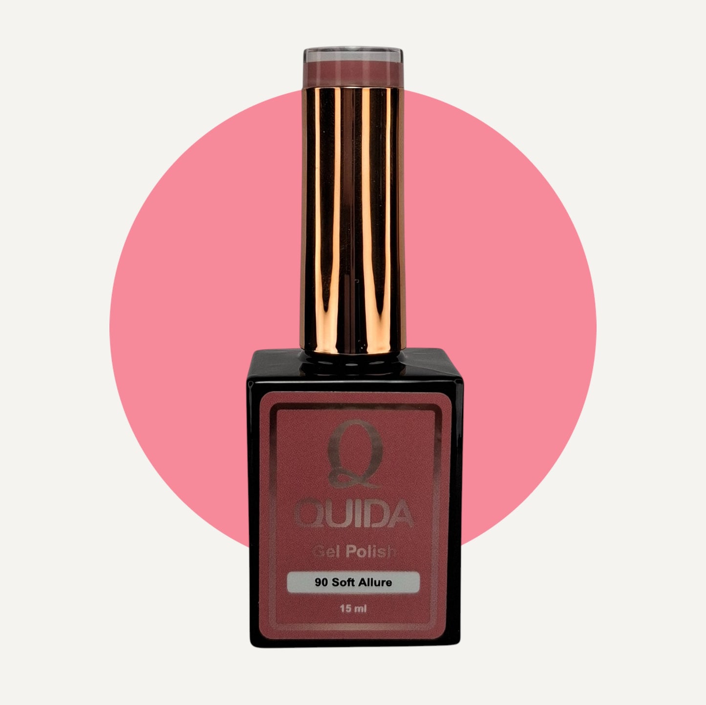 Quida Gel Polish 090 - Soft Allure Mauve Roze - 15 ml