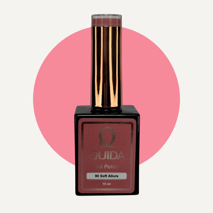Quida Gel Polish 090 - Soft Allure Mauve Roze - 15 ml