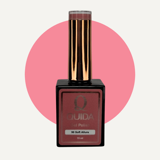 Quida Gel Polish 090 - Soft Allure Mauve Roze - 15 ml