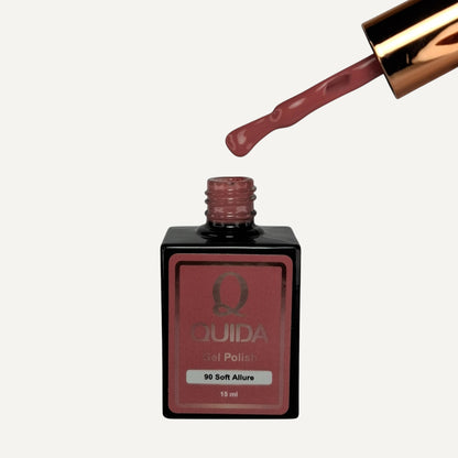 Quida Gel Polish 090 - Soft Allure Mauve Roze - 15 ml