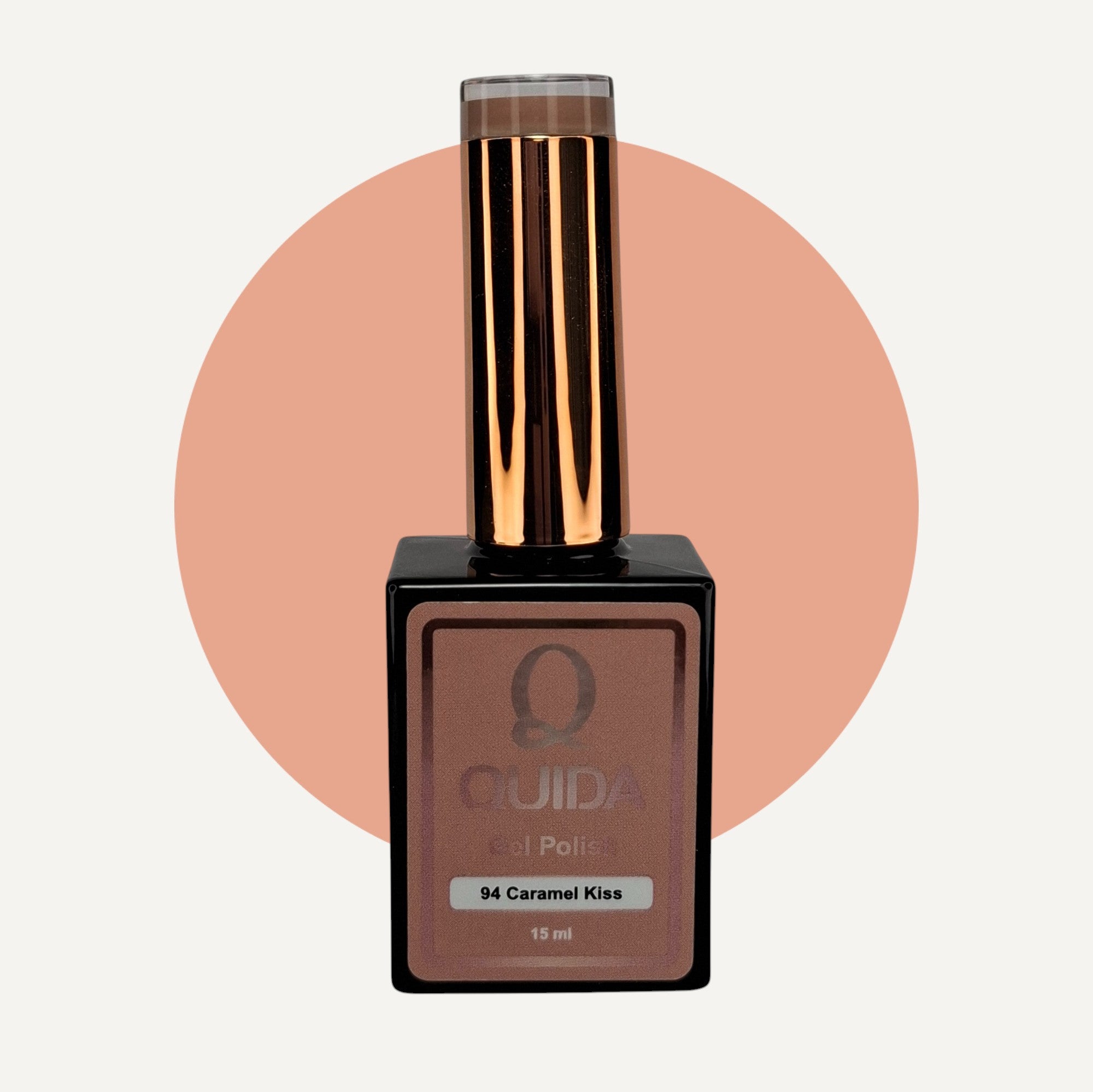 Quida Gel Polish Beige - Caramel Kiss 094 - 15 ml HEMA & TPO vrij ...