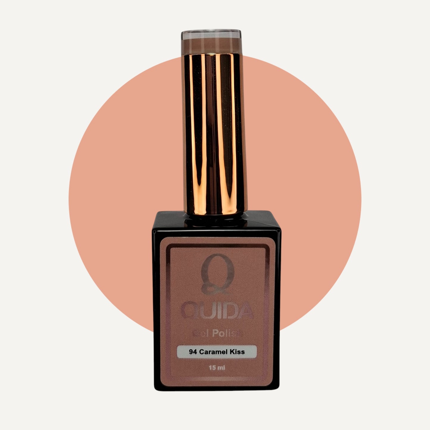 Quida Gel Polish 094 - Caramel Kiss Beige - 15 ml