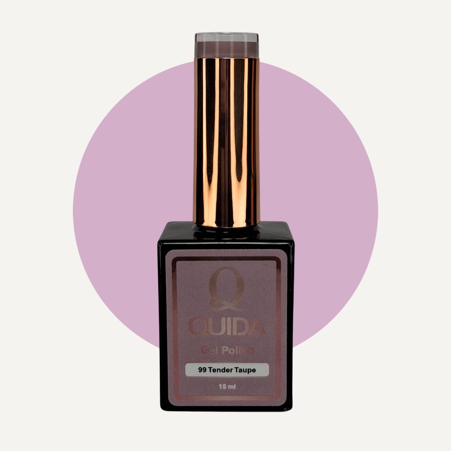 Quida Gel Polish 099 - Tender Taupe Paars - 15 ml