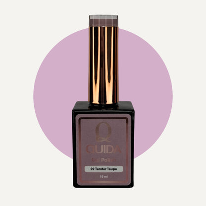 Quida Gel Polish 099 - Tender Taupe Paars - 15 ml