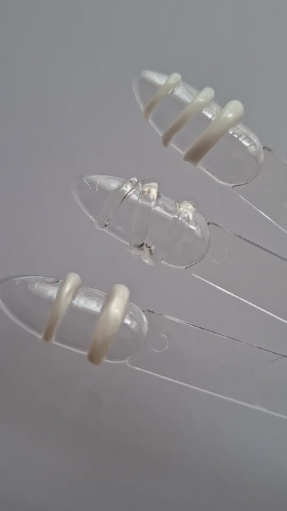 Dit Is. 3D Carving Gel Schelp – Wit Parelmoer | Voor 3D Nail Art