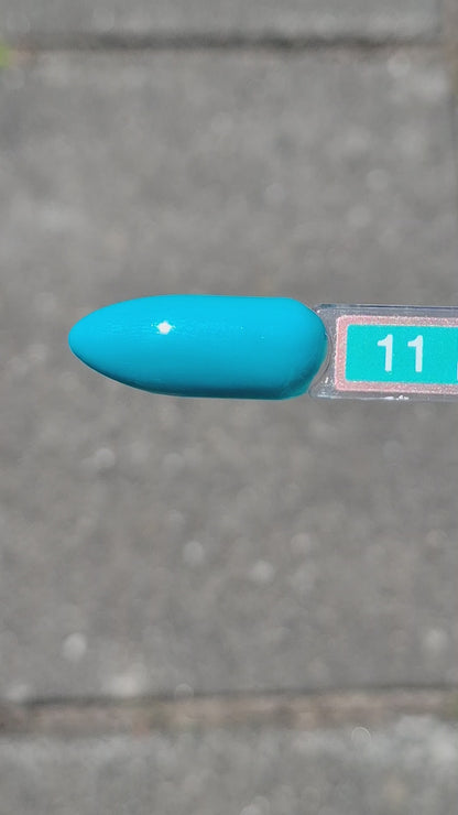 Quida Rubber Base 011 - Ocean Crush Teal Turquoise - 15 ml