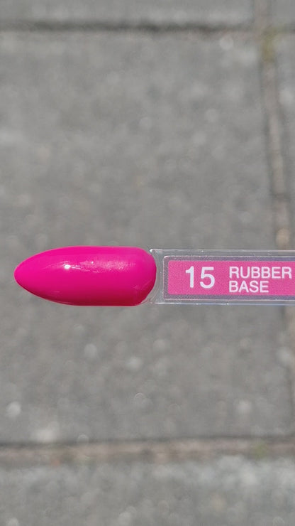 Quida Rubber Base 015 - Pink Dream Magenta Roze - 15 ml