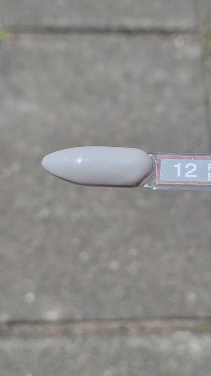 Quida Rubber Base 012 - Grey Romance Grijs - 15 ml