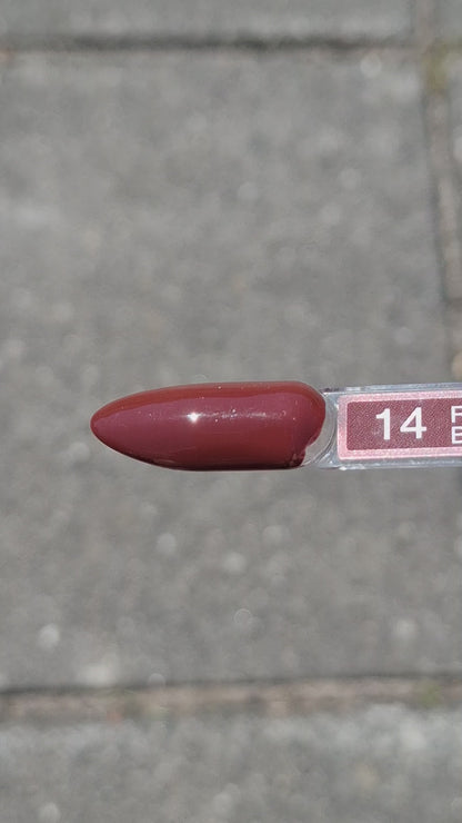 Quida Rubber Base 014 - Amour Noir Donkerbruin Bordeaux - 15 ml