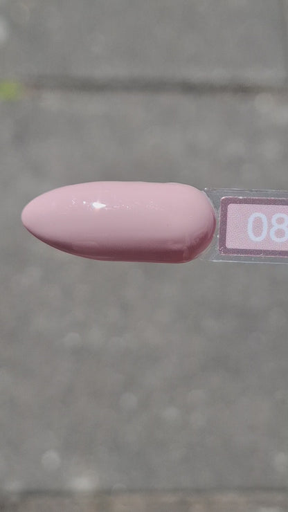 Quida Rubber Base 008 - Silk Kiss Roze Mauve - 15 ml