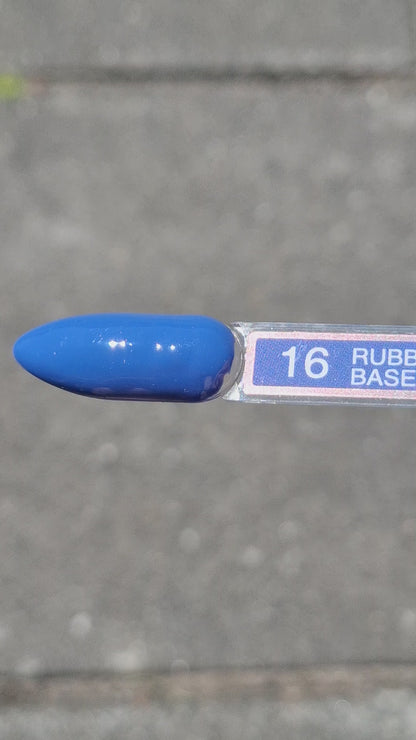 Quida Rubber Base 016 - Midnight Rendevous Marine Blauw - 15 ml