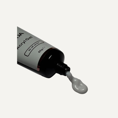 Quida Acrylgel Off White 60gr - melkwitte acrylgel voor milky nails en french manicure