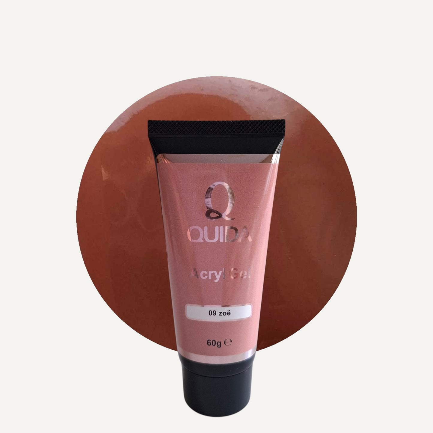 Quida Acryl Gel 009 - Zoë Roodbruin - 60 gr